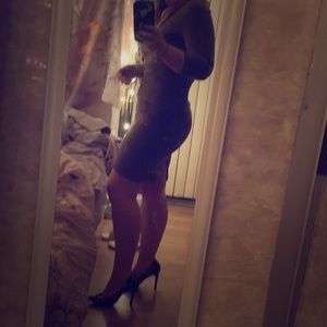 Green Long sleeve dress